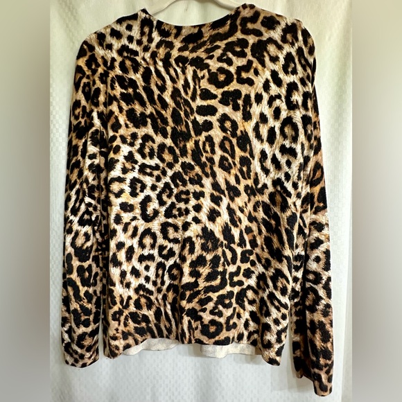 🐆Talbots Cheetah print cardigan🐆 - Picture 3 of 3